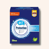 BST Protection Extra Overnight Sanitary Pads, 16 pads – extra long, cooling, no leakage, high absorption, for heavy flow and sensitive skin