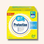 BST Protection Mint Cooling Mini Sanitary Pads, 10 pads – slim fit, breathable, comfortable, for light flow and sensitive skin
