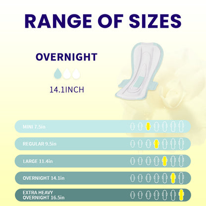 Overnight Natural Mint Night Pads